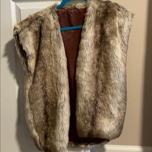 Handmade fur vest